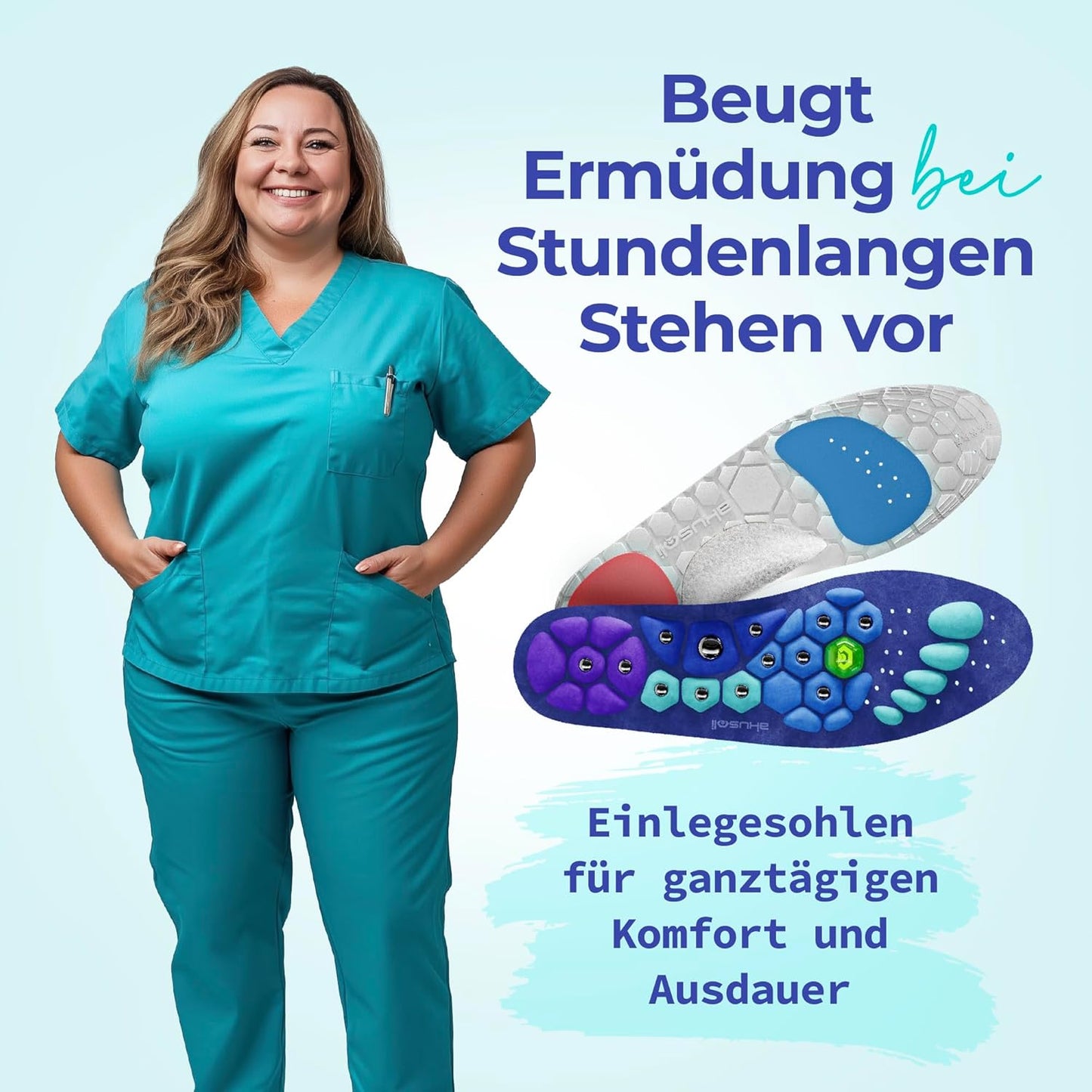 Dr. Vitalex OrthoStep™ Magnetische Massage Einlegesohlen (Akupressur)